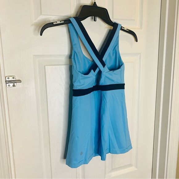 Lululemon Run: Stuff Your Bra Tank II Size 2 Color Blue Moon Inkwell - Picture 4 of 8
